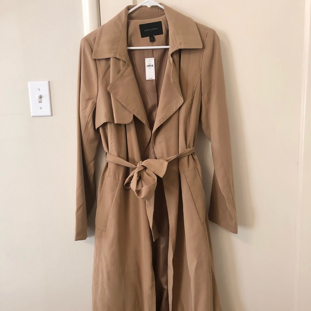 Banana Republic Trench Coat - Medium - NWT